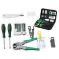 thumbnail image 2 of Pince de Maintenance, Kit Cat5 Rj45 Cat5 Rj45 Rj11 Tool Kit Faire Test Ethernet 9 en 1 Rj12 Faire Main Pince à Sertir Tool Testeur Pince à Sertir Network Testeur de Câble 1 Lan Network Rj45 Rj11 Rj12 en 1 Lan, 2 of 7