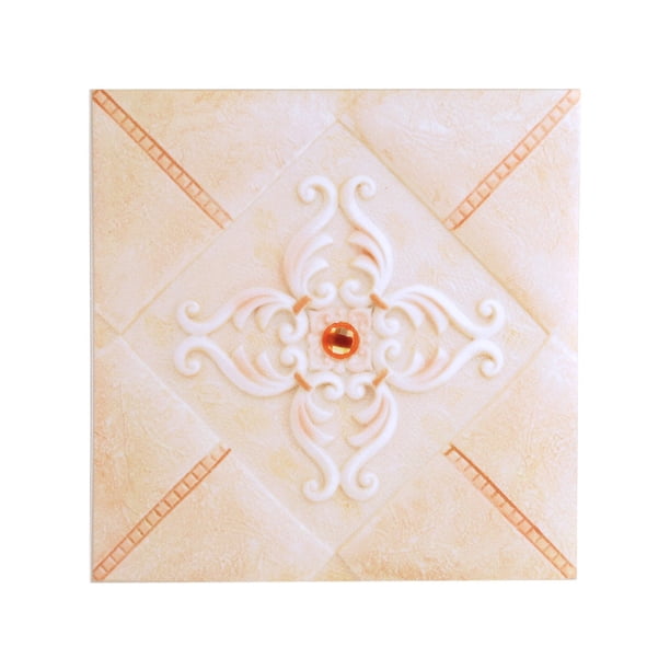 Pegatinas Autoadhesivas Sincero 3D para Azulejos Decoración de Suelos y Paredes 12 cm x 12 cm #2