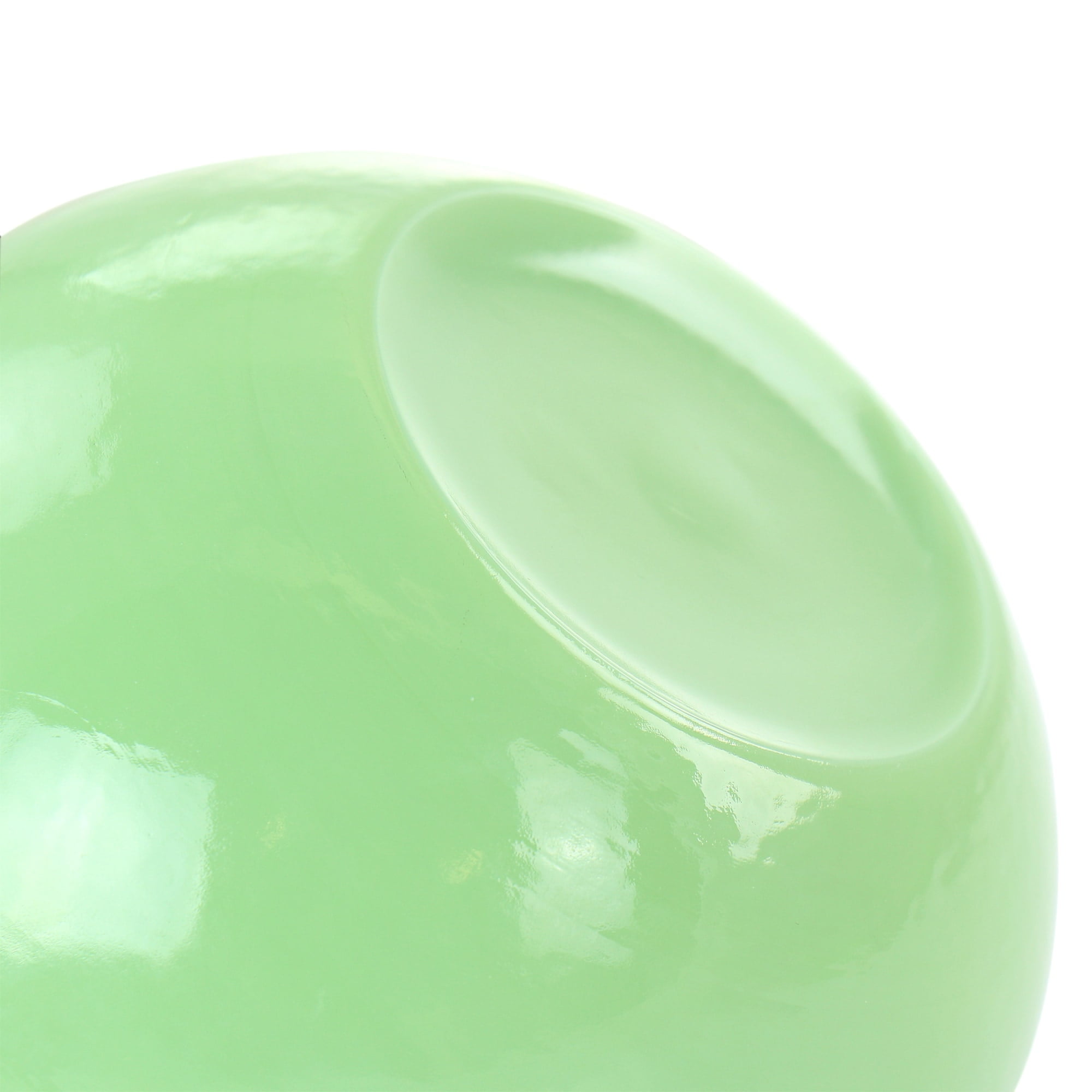 Martha Stewart Everyday Jadeite Glass 2-Piece Bowl Set, 6", Jade Green