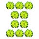 thumbnail image 1 of Loto artificial Inteprter simulación decoración estanque piscina 10piezas Verde, 1 of 3