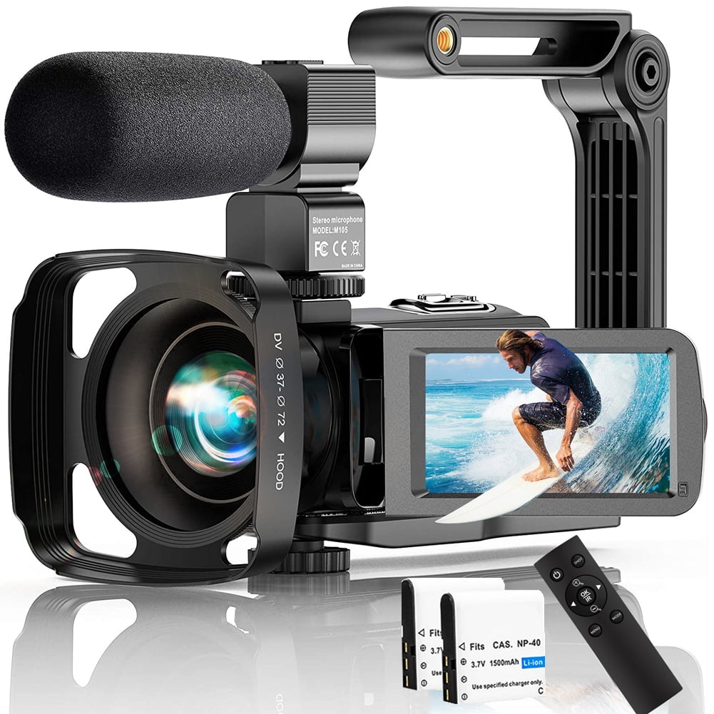 4K Camcorder Digital Recording Video Camera IR Night Vision 18X Zoom Ultra HD 48MP 60FPS Vlogg