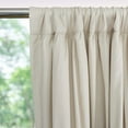 thumbnail image 6 of HIG Uptown Modern Camel Solid Print Geometric Rod Pocket Blackout Curtains, 54" x 84" (2 Panels), 6 of 8