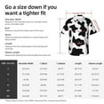 thumbnail image 5 of Disketp Hawaiian Shirts For Men,Milk Cow Print Mens Casual Short Sleeve Button Down Shirts Beach Shirt, 5 of 7