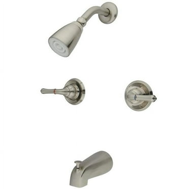 2 Handle Magellan Tub & Shower Faucet with Water Savings Showerhead, Satin Nickel