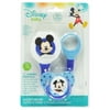 Disney Mickey Mouse Pacifier & Holder Set - royal blue, one size