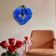 thumbnail image 4 of Decoraciones para el día de San Valentín, adornos para el día de San Valentín, regalos para el día de San Valentín Corona para el día de San Valentín Corona decorativa artificial en forma de corazón D, 4 of 9