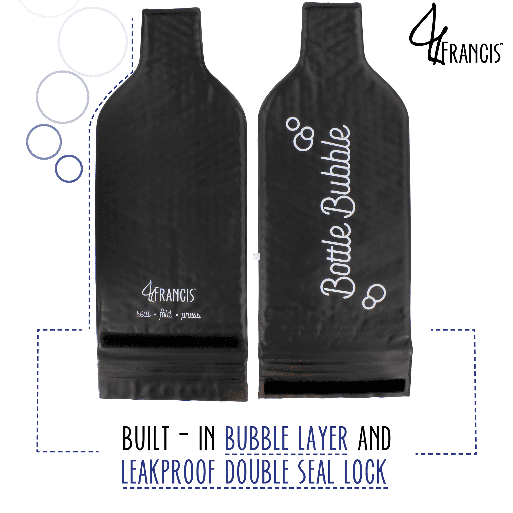 Reusable Wine Bottle Protector Wine Sleeve for Travel Wine Skin 3Pack