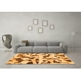 thumbnail image 3 of Ahgly Company Indoor Rectangle Abstract Orange Modern Area Rugs, 8' x 10', 3 of 4