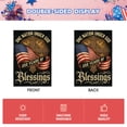 thumbnail image 6 of Sm:)e One Nation Under God 250th Anniversary Patriotic July 4th Garden Flag 12x18 Inch, Double Sided, 6 of 8