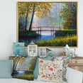 thumbnail image 3 of Designart Morning Sunlight and The Awakening Spring Forest FLOAT FRAME WALL ART, 3 of 4