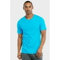 thumbnail image 3 of 3 Packs of TheLovely Men's Crew Neck Lightweight Short Sleeve Tee Soft Jersey Shirt Top, 3 of 5