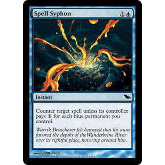 MtG Shadowmoor Common Spell Syphon #52