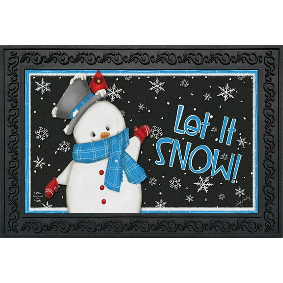 Briarwood Lane Jolly Winter Snowman Doormat