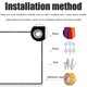 thumbnail image 4 of Projector Screen Portable Foldable Projection Screen for Home Theater Camping Indoor Outdoor Projector Movie Screen, 4 of 5