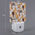 Plug in LED Night Lights Cartoon Cute Kitty Nightlight with Auto Dusk ...