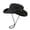 Black, variant on Breathable Wide Brim Boonie Hat Outdoor Mesh Cap For Travel Fishing