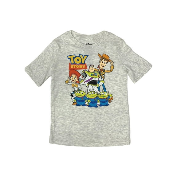 Jumping Beans Disney Toy Story Boys Gray Woody Buzz Alien T-Shirt Tee Shirt 6