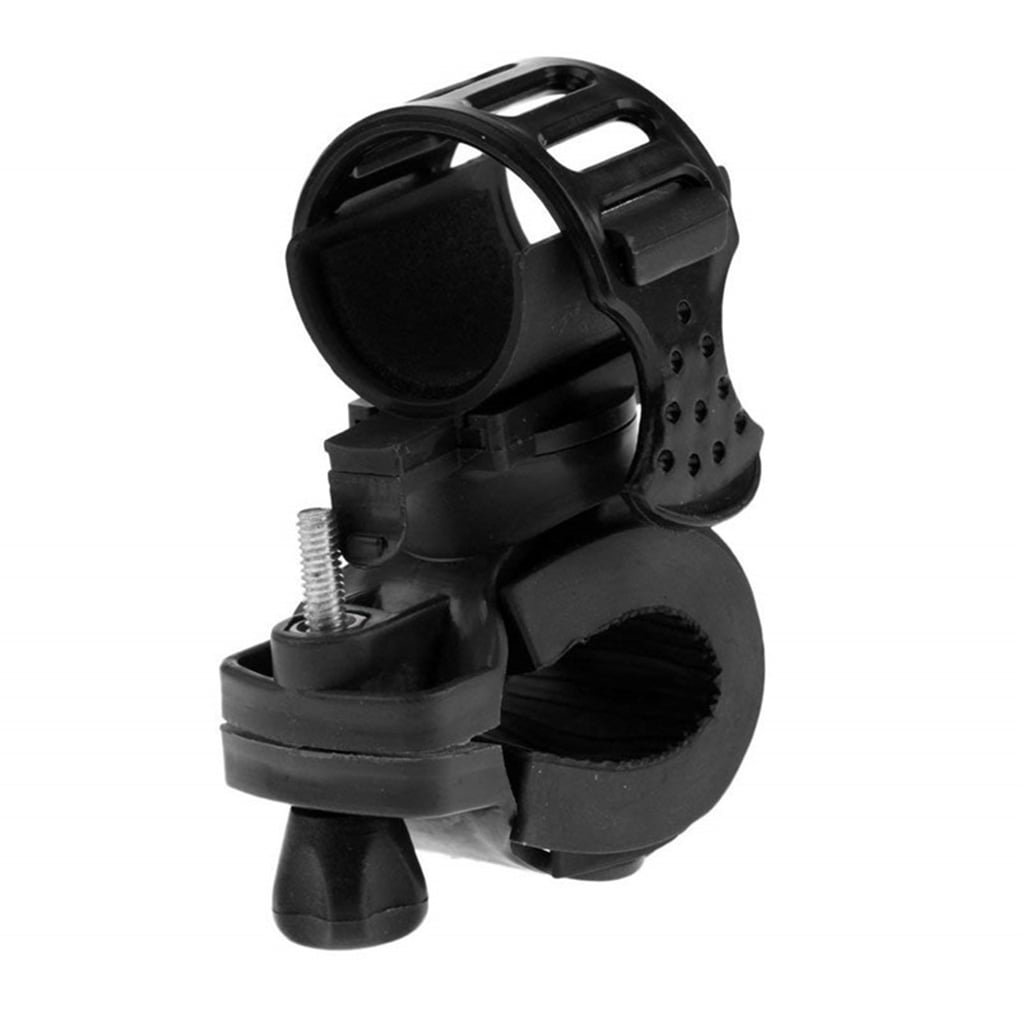 360 Degree Rotatable Bike Flashlight Holder - Adjustable Bicycle Mount For LED Torches Cycling