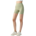 thumbnail image 2 of Spring Summer Yoga Shorts for Women High Waist Hip Lifting Tights Sports and Fitness Shorts, 2 of 4