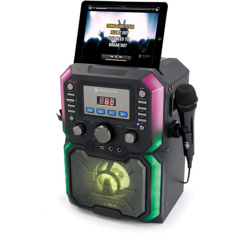 Singing Machine, Karaoke Machine, SML271BK CDG Bluetooth with
