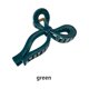 thumbnail image 5 of Jumpingount Accesorio de garra para el pelo con lazo de temperamento grande para mujer, pinzas de tiburón acrílicas para niñas, pasadores de Accesorio para el cabello Verde, 5 of 6