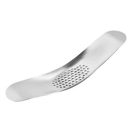 

Kitchen Utensil Cooking Utensils Kitchen Utensils Stainless Steel Arc-shaped Manual Garlic Press Boat-shaped Garlic Masher Kitchen Tool Silver