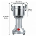 thumbnail image 6 of Electric Grain Mill Grinder - 50-300 Mesh Adjustable High Speed Stainless Steel Dry Grinder for Grains, Coffee, Spice, Herbs, Rice & Corn Flour, 6 of 8