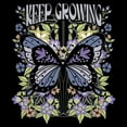 thumbnail image 2 of Junior's Lost Gods Keep Growing Butterfly  Graphic Tee Black Large, 2 of 3