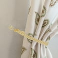 thumbnail image 5 of Uxcell 6Pack 58cm/23" Curtain Tiebacks Braided Drapery Holdback Holder, Khaki, 5 of 6
