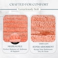 thumbnail image 5 of Bathroom Rugs, Extra Soft Absorbent Bath Rugs, Non-Slip, Quick Drying, Machine Washable, Plush Comfort for Bathroom Floor, Tub, Shower and Home Decor Accessories, 17x24, Coral, 5 of 9