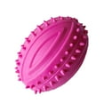 thumbnail image 3 of Chien Rugby Balle Morsure Dents Résistantes Grincement TPR Chien Interactif Jouet à Mâcher pour les Petits Chiens Chiot, 3 of 12