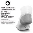 thumbnail image 3 of Calcetín de compresión para aliviar la fascitis plantar, color blanco, 3 of 7