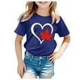 thumbnail image 1 of TZEWGL Chemise Mignonne pour Tout-Petit Été Manches Courtes Col Rond Imprimé Graphique Haut Basique pour Nouveau-Nés Taille 3-4T, 1 of 4