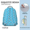 thumbnail image 5 of French Bulldog Backpack for School,Cute School Bag,Schoolbag with Adjustable Shoulder Straps & Padded Back,15.3"x11"x7.1".﻿, 5 of 6