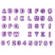 thumbnail image 2 of Moldes de plástico Jadeshay para tartas con letras 40 piezas decoración, 2 of 12