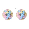 thumbnail image 4 of Methold Bola de campana colorida para mascotas, juguete con sonido Molar resistente a los dientes, bola de goma, eliminación de manchas, L 2piezas, 4 of 6