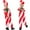 Red, variant on Candy Cane Kids Boys Christmas Outfit Top Pants Hat Full Set Suit