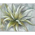 thumbnail image 2 of Withaar, Rian 31x26 White Modern Wood Framed Museum Art Print Titled - GREEN FLOWER, 2 of 4
