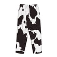 thumbnail image 3 of Lsque Cow Skin 2 Print Women's Pajama Pants, Lounge Pant - Comfortable Home Wear,Elastic Waistband, Stylish Design-XX-Large, 3 of 9