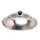 thumbnail image 1 of Stainless Steel Pot Cover Household Visible Pan Lid Wok Cover with Knob, 1 of 5