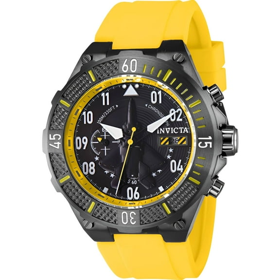 Invicta Aviator Chronograph Date Quartz Black Dial Men's Watch 39899