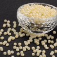 thumbnail image 1 of Perles de Rocaille en Verre Ceylan Rond Champagne Jaune Trou de 3mm : 1mm Environ 10000 Pcs/livre, 1 of 2
