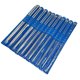 thumbnail image 1 of Agujas de tejer, agujas de tejer de una sola punta de acero inoxidable (11 piezas, plateadas), 1 of 4