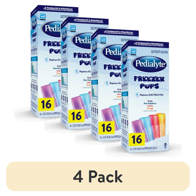 Pedialyte Electrolyte Solution Freezer Pops, Variety Pack, 16 Count photo 1