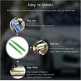 thumbnail image 3 of Yazoeia 2PCS Car Rear View Mirror Stickers, Waterproof Auto Side Rearview Mirrors Decal Stripes, Universal Anti-Collision Striped Automotive Warning Stripes for Most Vehicles (Green) CJC912-114729, 3 of 6