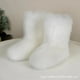 thumbnail image 1 of Botas de nieve de mujer con piel de mapache sintética integrada de invierno, zapatos de piel, botas altas para exteriores, 1 of 5