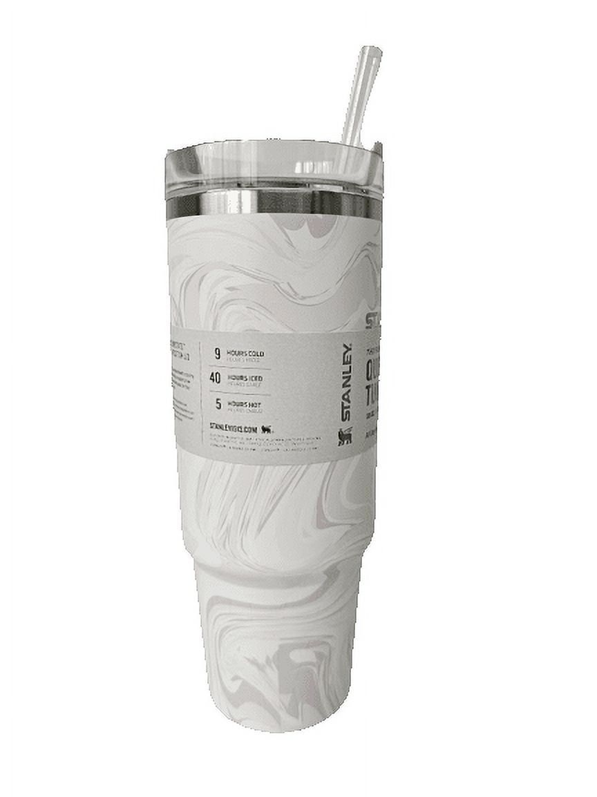 USA AUTHENTIC Stanley 30 oz. Quencher H2.0 Tumbler - Polar Swirl Grey Marble
