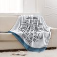 thumbnail image 2 of LHSHID Christian Gifts for Women Religious Gifts for Father Christian Birthday Gifts Catholic Bible Verse Blanket Inspirational Spiritual Scriptures Dark Blue Soft Throw Blanket for Women Man 60x80in, 2 of 6