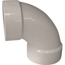 Genova Products 4in. Sch. 40 PVC-DWV 90 degrees Sanitary Elbows  72840