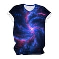 thumbnail image 4 of ALLLIST Short Sleeve Womens Tops Crew Neck Graphic T-Shirts Trendy Pullover Tops for Ladies, 4 of 4